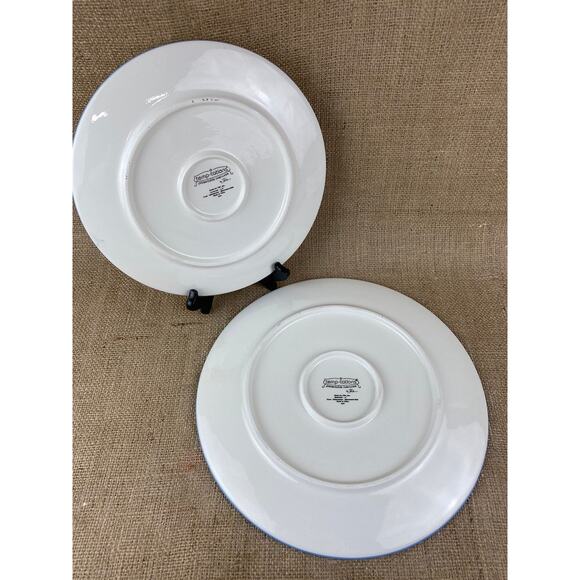 Set of 2 Temptations Round Snowman Serving Plates Cookie Tray - Picture 5 of 8